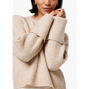 Joe’s Jeans Rey Sweater in Double Cream Size XL. Originally retailed for $248
